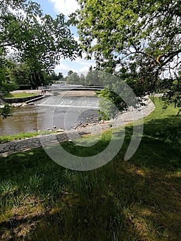 Jihlava, Czech republic, weir