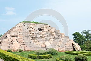 Mausoleum of King Jangsu (Tomb of the General) in Ji'an, Jilin, China. It is part of UNESCO World Heritage Site. photo