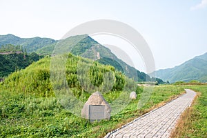 Noblemen's Cemetery at Shanchengxia in Ji'an, Jilin, China. It is part of UNESCO World Heritage Site.