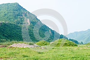 Noblemen's Cemetery at Shanchengxia in Ji'an, Jilin, China. It is part of UNESCO World Heritage Site.