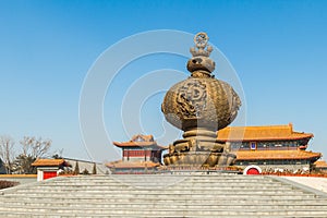 Jilin wanshou temple incense burner