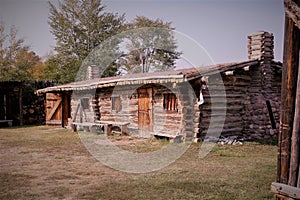 Jim Bridger trading outpost established in 1842 photo