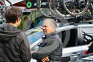 Jim Ochowicz owner of BMC racing team at Montreal Grand Prix Cycliste on September 9 2017