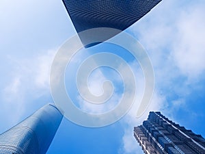 Jin mao tower and Oriental tower at Lujiazui