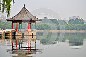 Jinan Daming Lake and pavilion