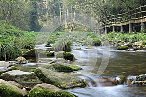 Jinbian stream in Zhangjiajie Wulingyuan