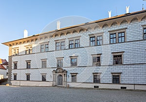 Jindrichuv Hradec castle in Czech Republic