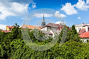 Jindrichuv Hradec in summer day. Czech Republic.