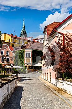 Jindrichuv Hradec in summer day. Czech Republic.