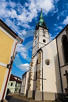 Jindrichuv Hradec in summer day. Czech Republic.