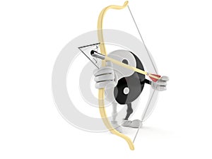 Jing Jang character aiming with bow