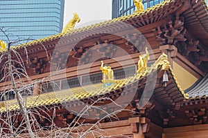 Jing an Temple the temple in the shanghai city