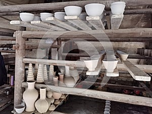 Jingdezhen ancient kiln folk custom exhibition area, Jiangxi China