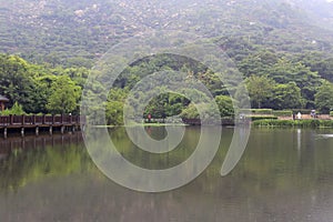 Jinghu ( quiet lake ) after rain