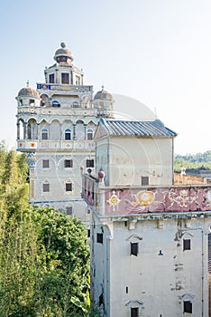 Jingjiangli Village in Kaiping, Guangdong, China. It is part of UNESCO World Heritage Site - Kaiping Diaolou and Villages.