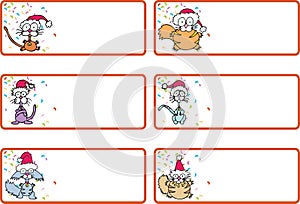 Jingle Cat Christmas Gift Tags photo