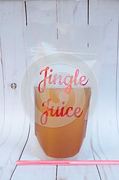 Jingle Juice Adult Reusable Drink Pouch