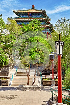 Jingshan Park, Pavilion of Everlasting Spring (Wanchun ting), ne