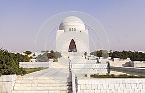 Jinnah Mausoleum in Karachi, Pakistan photo