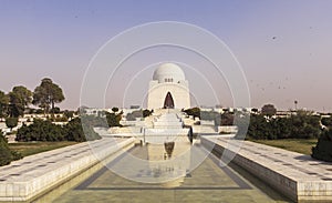 Jinnah Mausoleum in Karachi, Pakistan photo