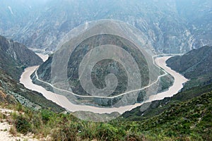 Jinshajiang River Bend