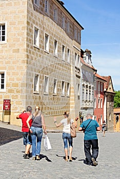 Jirska Street in Prague Castle in Prague, Czech Republic