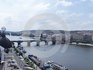 JirÃÂ¡sek Bridge, Prague photo