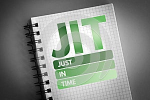 JIT - Just in time acronym