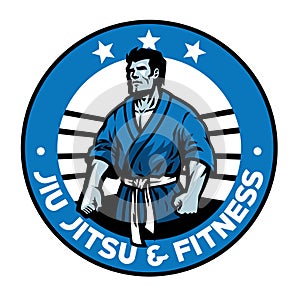 Jiujitsu badge design