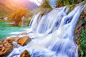 Jiulong waterfall in Luoping.
