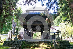 Jiunji Temple in Shimosuwa, Nagano Prefecture, Japan. a famous historic site