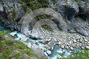 Jiuqudong Tunnel of Nine Turns in Taroko National Park in Xiulin, photo