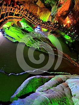 Jiuxiang Stalactite Terrace photo