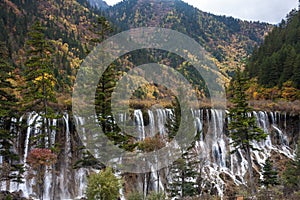 Jiuzhaigou Pearl Beach Waterfall