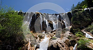 Jiuzhaigou pearl beachwaterfall