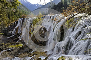 Jiuzhaigou scenery-waterfall