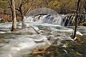 Jiuzhaigou shuzheng waterfall