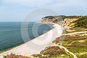 Jiuzhangya Scenery Spot beach in Changdao Island, Yantai