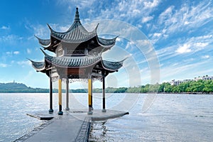 Jixian Pavilion, West Lake, Hangzhou, Zhejiang, China
