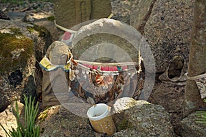 Jizo bodhisattvas, Nara, Japan