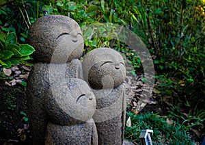 Jizo chibi, the guardian of children of Hase-dera Temple. Kamakura, Japan - Sep, 2018