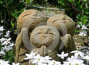 Jizo in garden