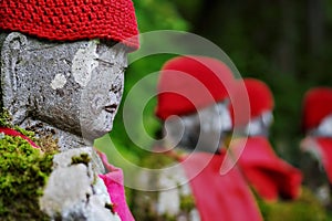 Jizo statues