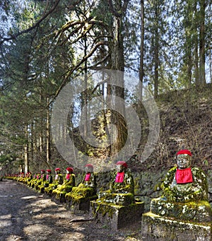 Jizo Statues, Nikko Japan