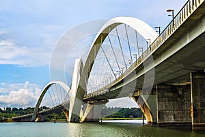 JK Bridge in Brasilia, Capital of Brazil