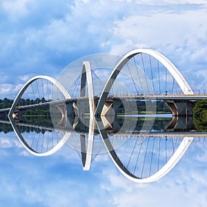 JK Bridge in Brasilia, Capital of Brazil