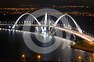 The JK bridge - Brasilia landmark photo