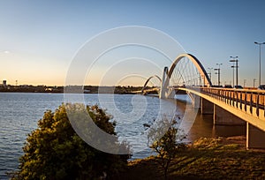 JK Bridge and Paranoa Lake - Brasilia, Distrito Federal, Brazil