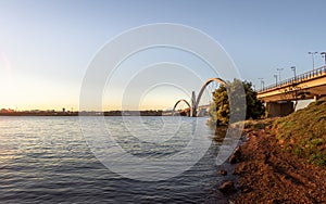 JK Bridge and Paranoa Lake - Brasilia, Distrito Federal, Brazil