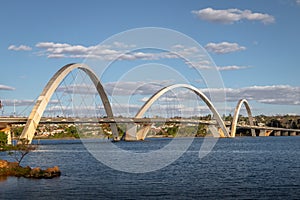 JK Bridge and Paranoa Lake - Brasilia, Distrito Federal, Brazil